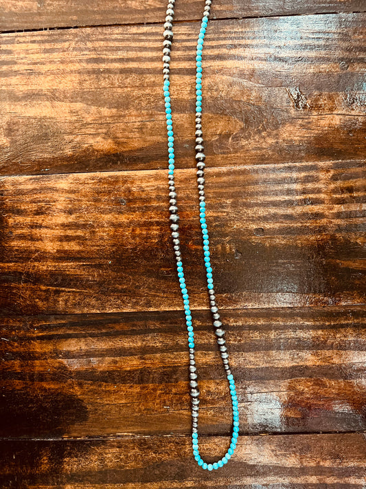 Turquoise and Navajo Necklace