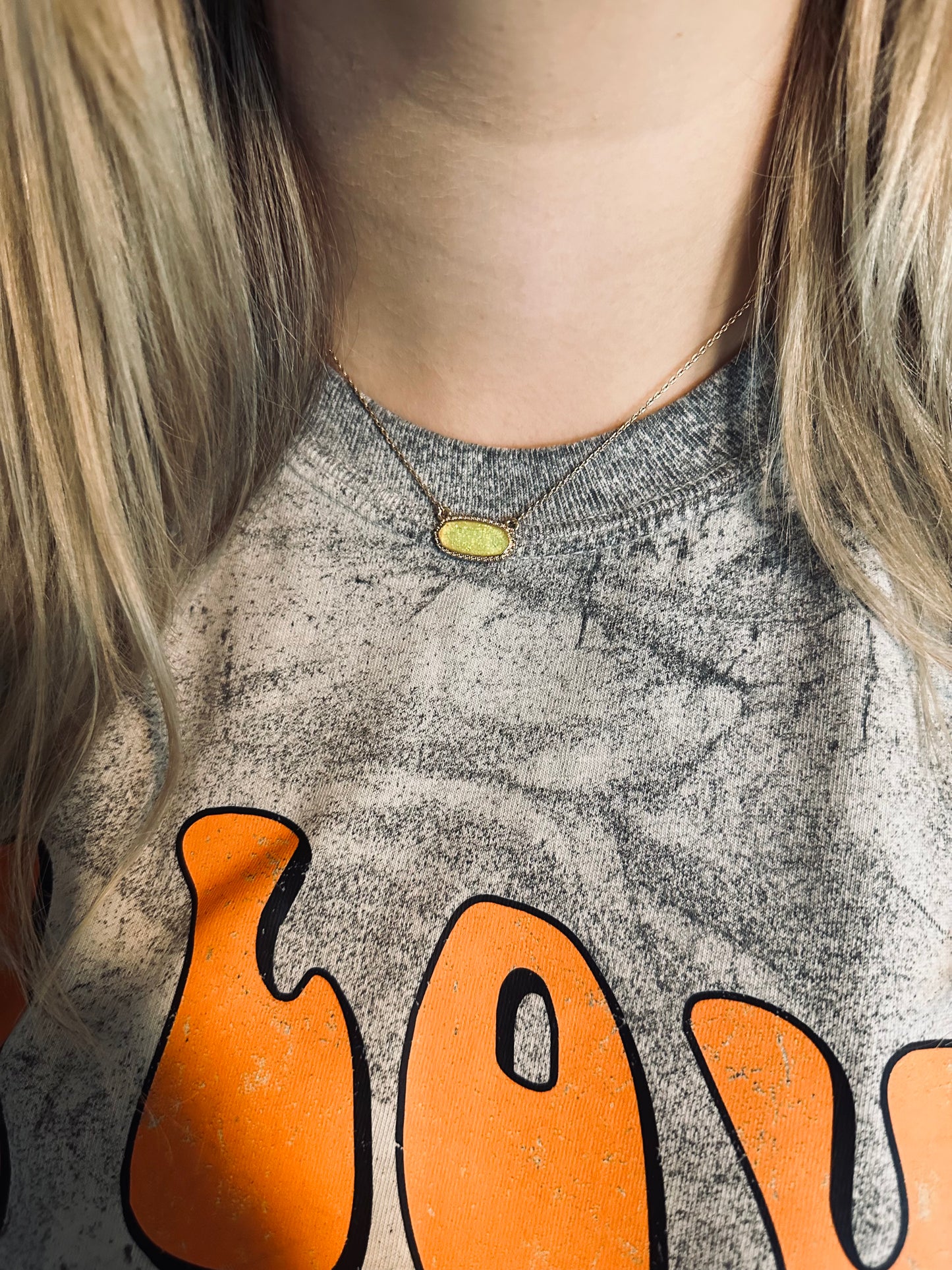Neon Yellow Necklace